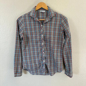 Vintage Nordstrom Town Square Plaid Blouse‎